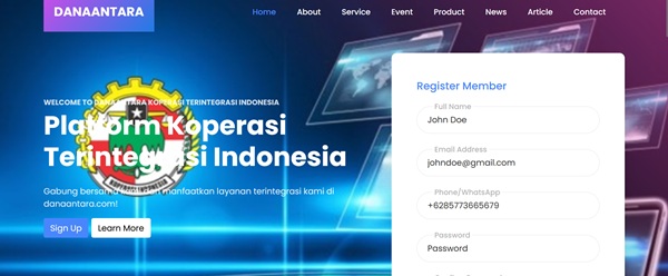 Danaantara Platform Koperasi Terintegrasi Indonesia LAZK TAEKWONDO CLUB